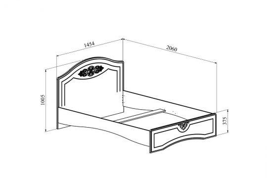 Кровать Ассоль плюс