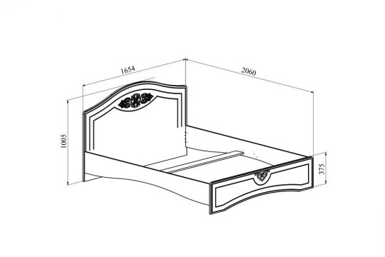Кровать Ассоль плюс