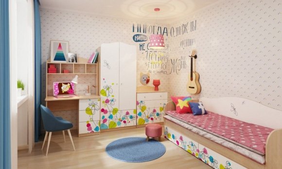 Кровать Цветы