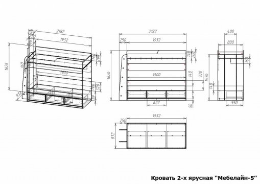 Кровать Мебелайн-5